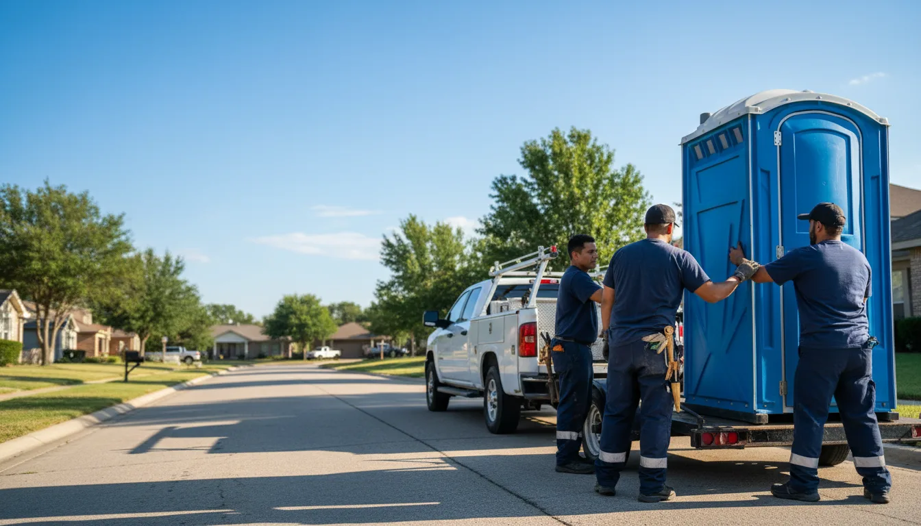 Portable Toilet Rental in New Deal, TX near me